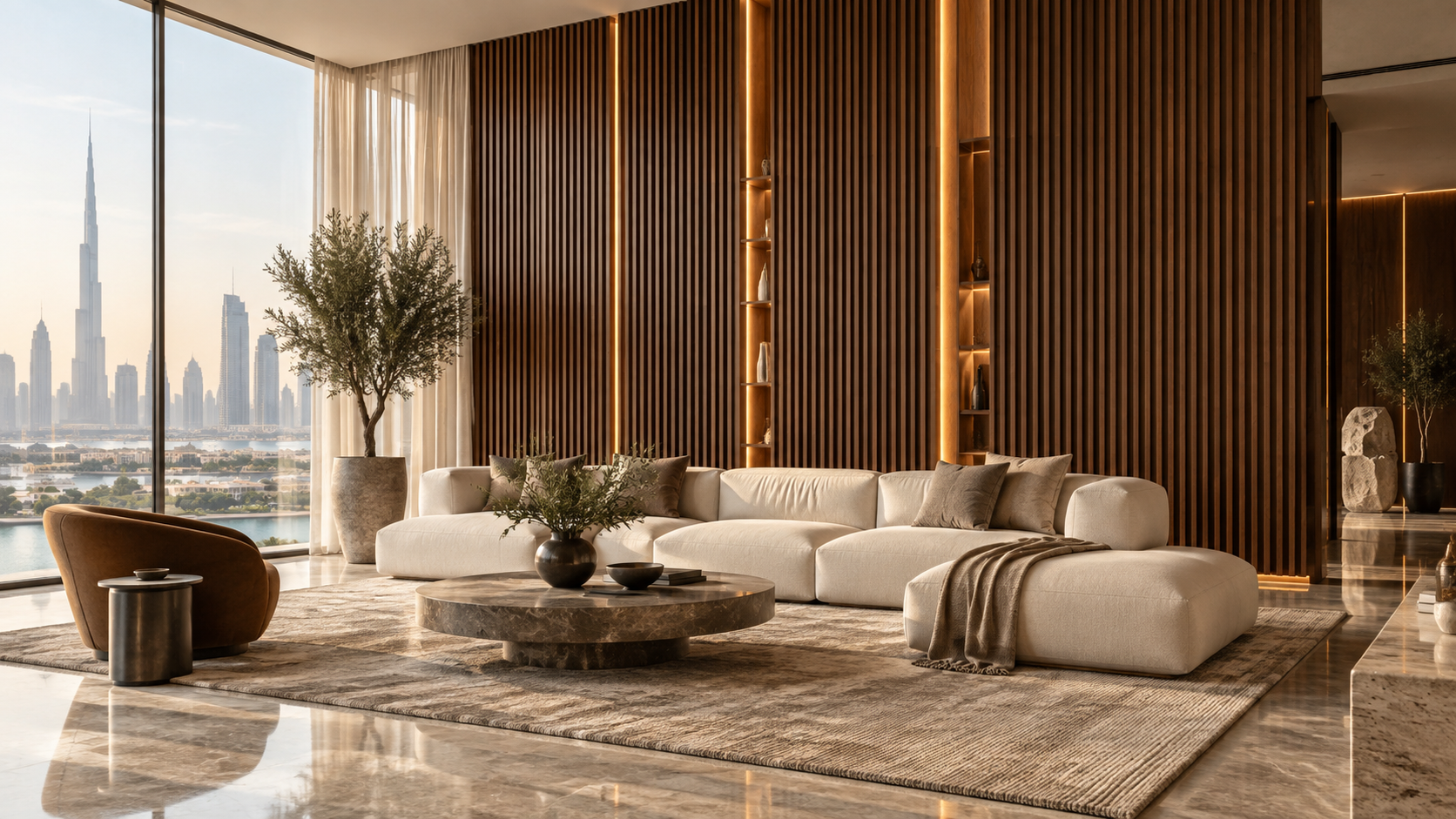 Wooden Wall Panelling & Cladding in Dubai